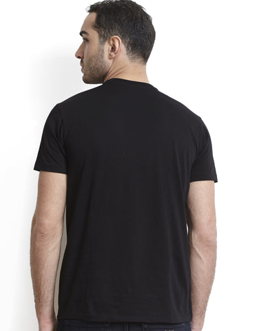 Black Pima Men's Classic Crew Tee