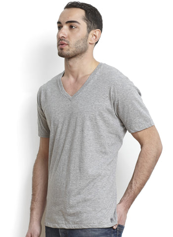 Black Pima Men's Classic V-Neck Tee